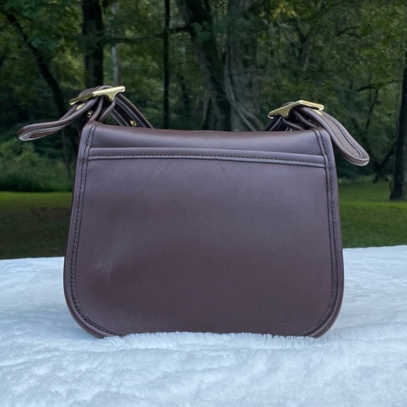 ❤️SOLD❤️Vintage Coach Mahogany Legacy Small Flap 9965 - Picture 3 of 10